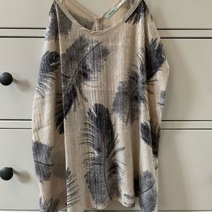 Feather blouse